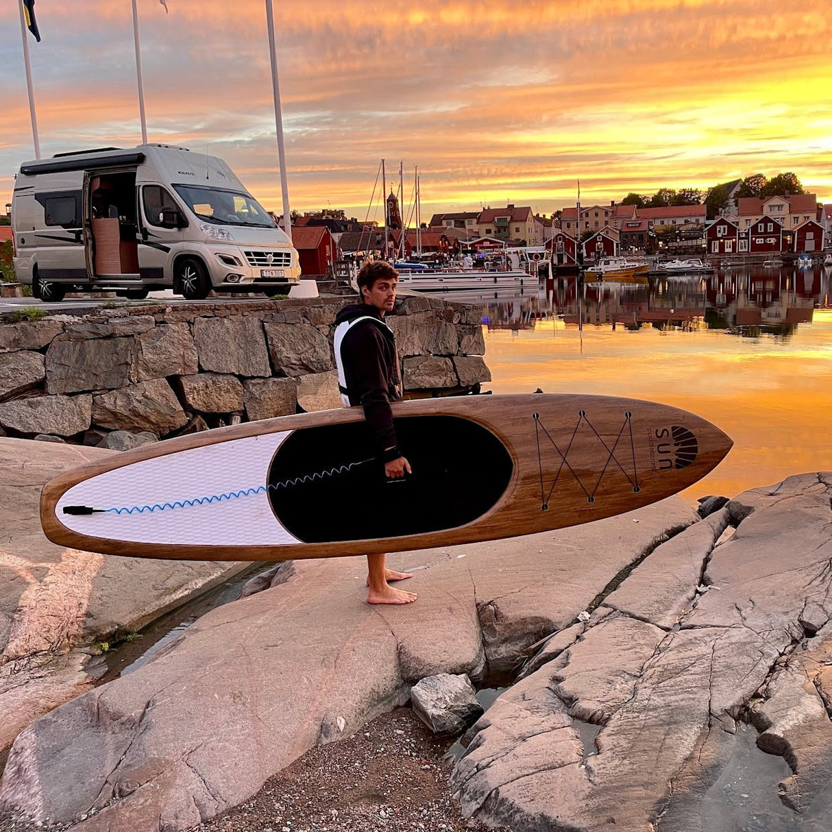 SUN Classy Thermo 12.2 – hård SUP-bräda för familjepaddling och utflykter, med tålig konstruktion och snygg design