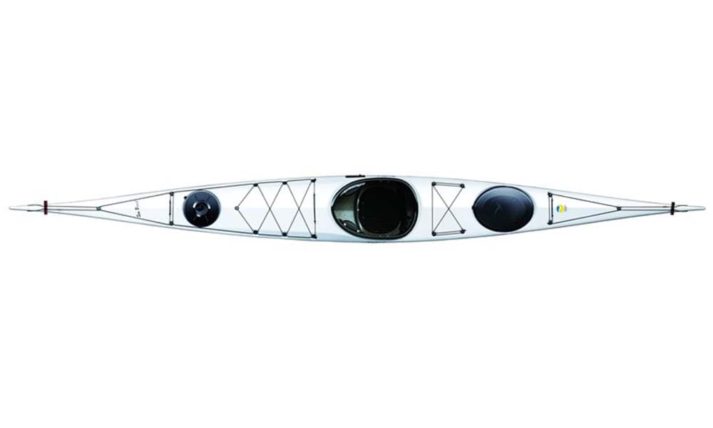 Seabird Sea Pearl – smäcker grönlandskajak i glasfiber med låg profil och traditionell design