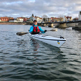 Seabird Expedition 527 – långfärdskajak i glasfiber med roder för turer med mycket packning