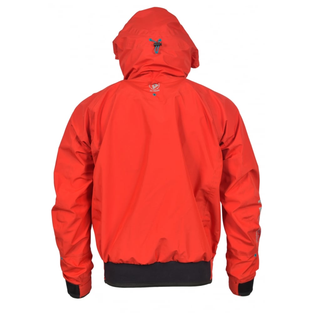 Paddeljacka Adventure Lite Red baksida – lätt och smidig kajakjacka