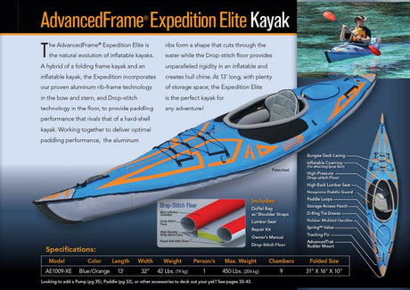 Produktbild på AdvancedFrame Expedition – uppblåsbar långfärdskajak från Advanced Elements
