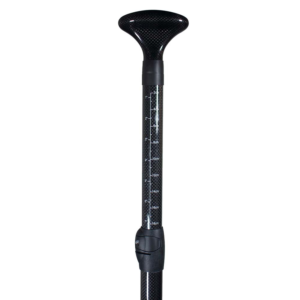 SUN Carbon Fusion – 3-delad SUP-paddel i kolfiberkomposit, lätt, styv och justerbar för smidig transport och effektiv paddling.