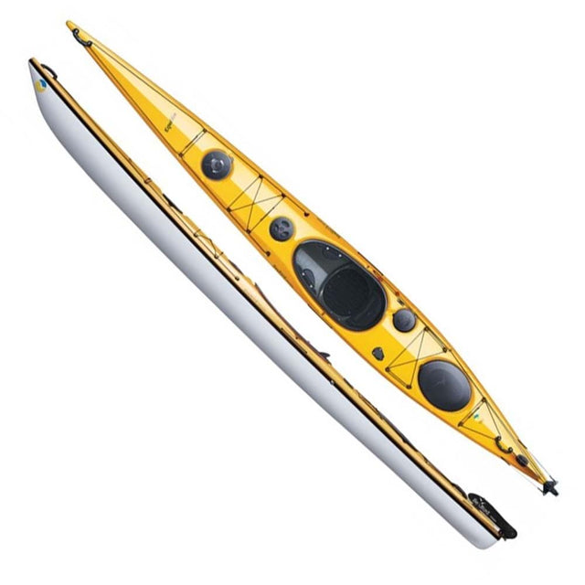 Seabird Expedition 480 LV – smidig glasfiberkajak med roder och låg volym för turpaddling