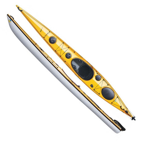 Seabird Expedition 480 LV – smidig glasfiberkajak med roder och låg volym för turpaddling