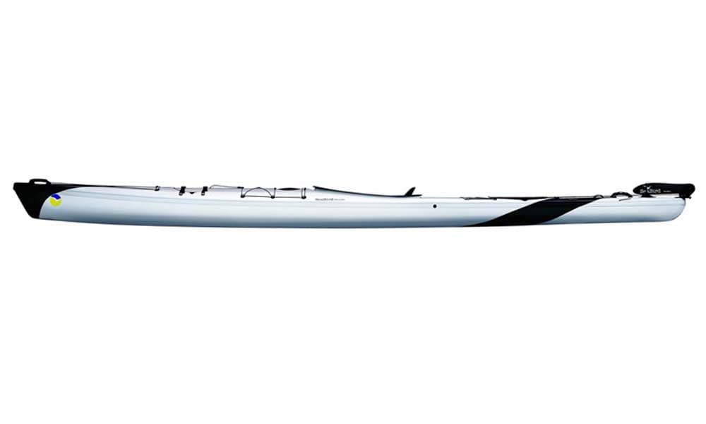 Seabird H2O – havskajak i glasfiber med roder för tur- och motionspaddling