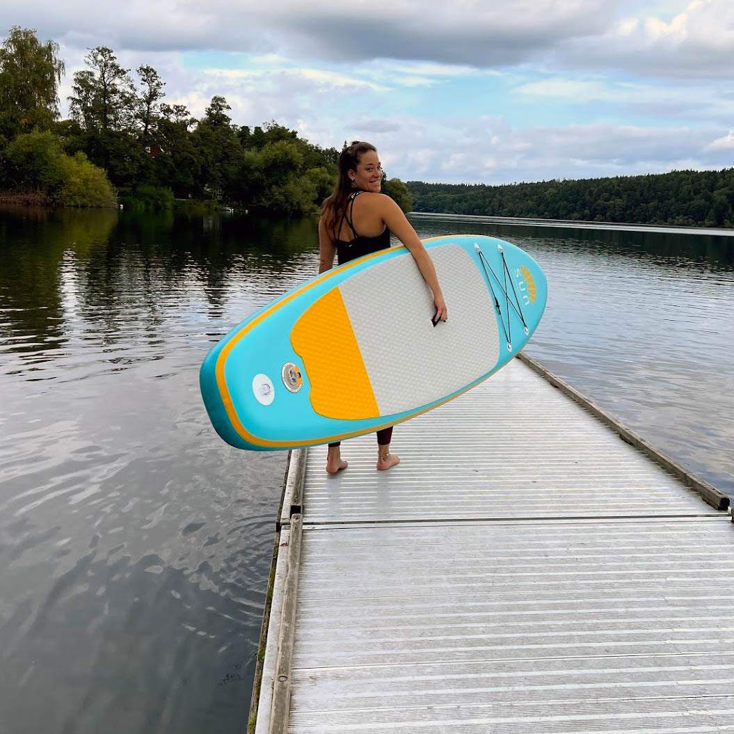 SUN Sunny 10.8 – uppblåsbar allround-SUP för fritidspaddling, strandlek och familjeäventyr