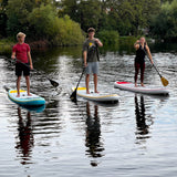 SUN Sunny – uppblåsbara allround-SUP-brädor i olika storlekar, perfekta för fritid, lek och familjepaddling