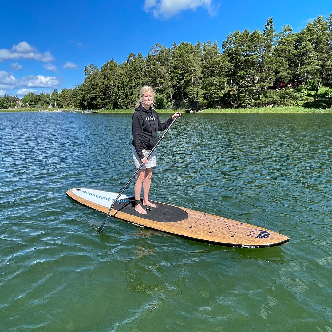 SUN Classy Thermo 12.2 – hård SUP-bräda i tålig Thermoform, perfekt för familjepaddling och utflykter