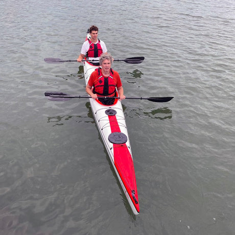 Seabird NordR L2 – tandemkajak i glasfiber med roder för turpaddling med två personer