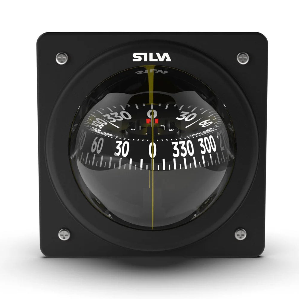 Silva 70P kompass – framifrån med tydlig riktningsvisare