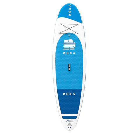 Kona Shore Air 10.8 SUP framifrån – form för bra glid