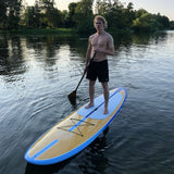 12.0 Paddleboard i glasfiber från SUN – hård SUP med elegant wood-design