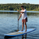 Paddleboard i glasfiber från SUN – hård SUP med elegant wood-design