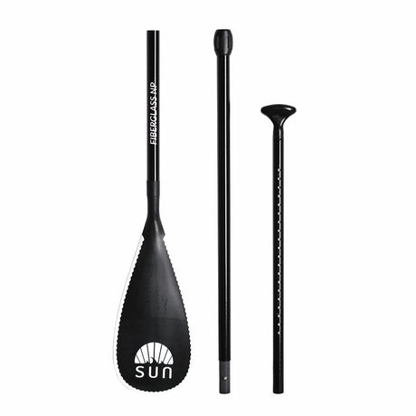 SUN Glasfiber NP – 3-delad SUP-paddel i glasfiber, justerbar och lätt att packa för resor och uppblåsbara paddleboards.