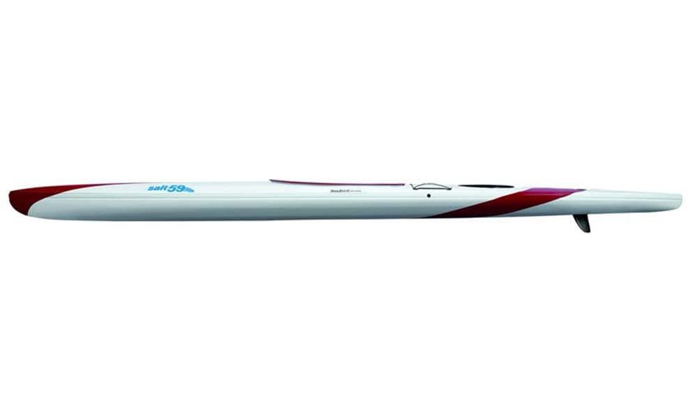 Seabird Salt 59 – snabb motionskajak i glasfiber med roder för effektiv paddling på hav och sjö
