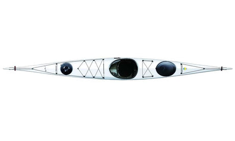 Seabird Sea Pearl – smäcker grönlandskajak i glasfiber med låg profil och traditionell design