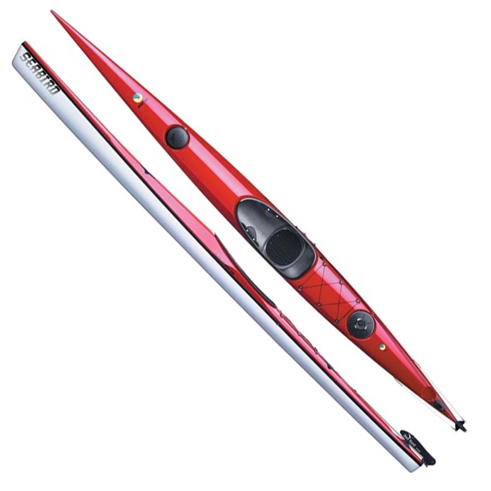 Seabird Sport 600 – glasfiber havskajak med roder,
