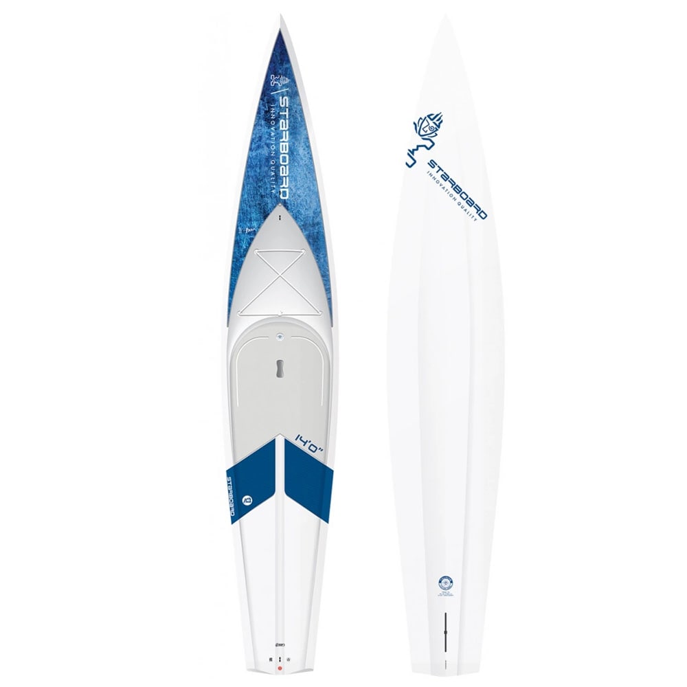 Starboard Touring Lite Tech 14' x 30" – hård SUP-bräda för långa turer med stabilitet, glid och packkapacitet.
