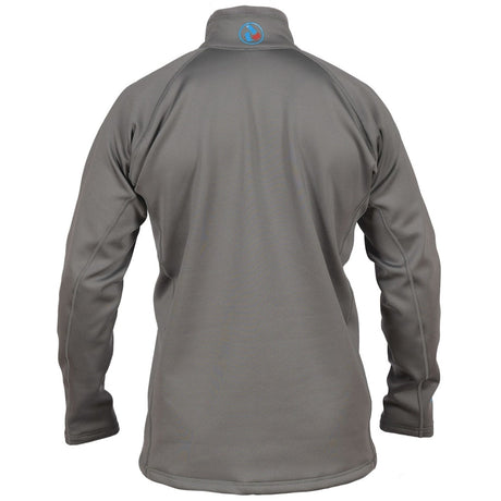 Baksida av Peak UK Stretch Fleece underställ – visar passformen för kajakpaddling