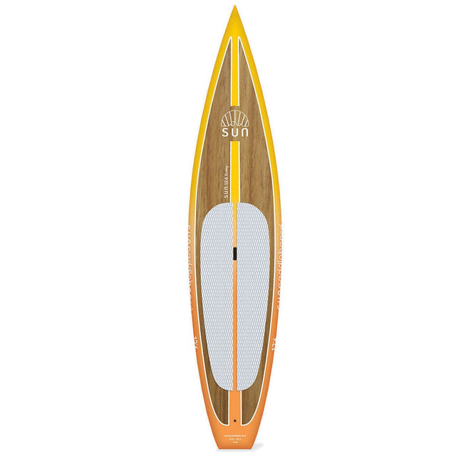 SUN 12.6 Touring – hård touring-SUP i glasfiber med wood-design från SUN Paddleboard