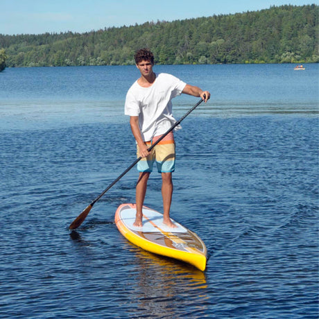 SUN 12.6 Touring – hård touring-SUP i glasfiber med wood-design från SUN Paddleboard