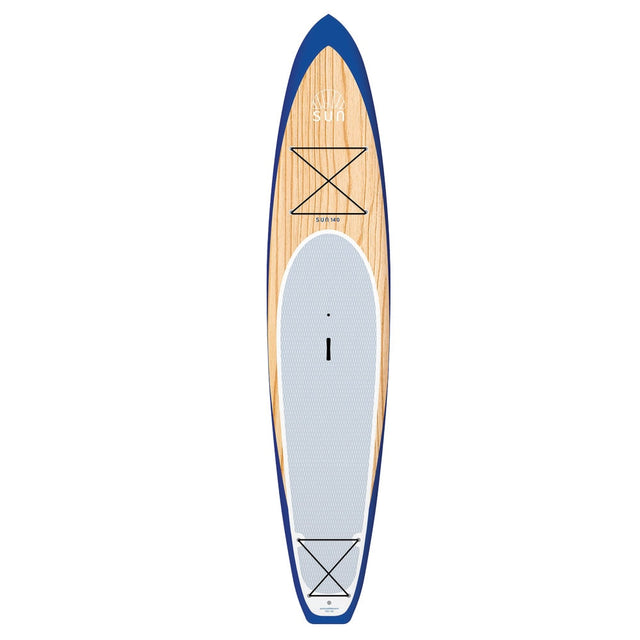 SUN 14.0 Touring – lång och smal glasfiber-SUP med wood-design från SUN för effektiv turpaddling
