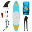 Sunny 10.8 turkos SUP med tillbehör – paddel, väska och pump