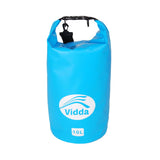 Vidda Drybag, 10 liter vattentät påse för optimal torrförvaring som packpåse i kajak