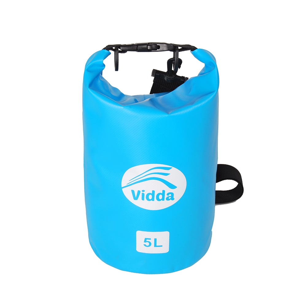 Vidda Drybag, 5 liter vattentät påse för packpåse kajak och säker torrförvaring av småsaker