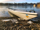 SeaBird Expedition – glasfiberkajak på vattnet