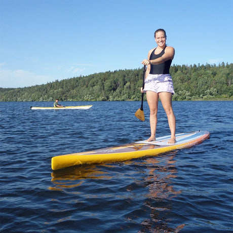 SUN 12.6 Touring – hård SUP i glasfiber med wood-design för långdistanspaddling