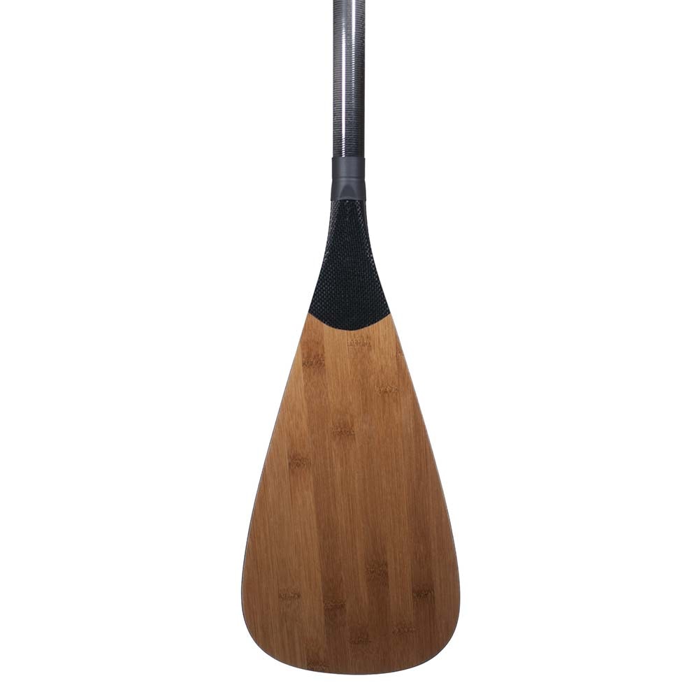 SUN Bamboo Fusion 3-delad – baksida av SUP-paddel med naturlig bambudesign och kompositblad för lätt och effektiv paddling.