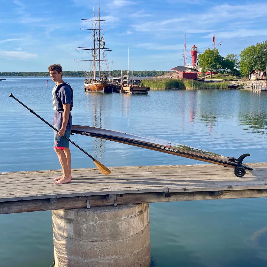 sup, paddleboard, supvagn