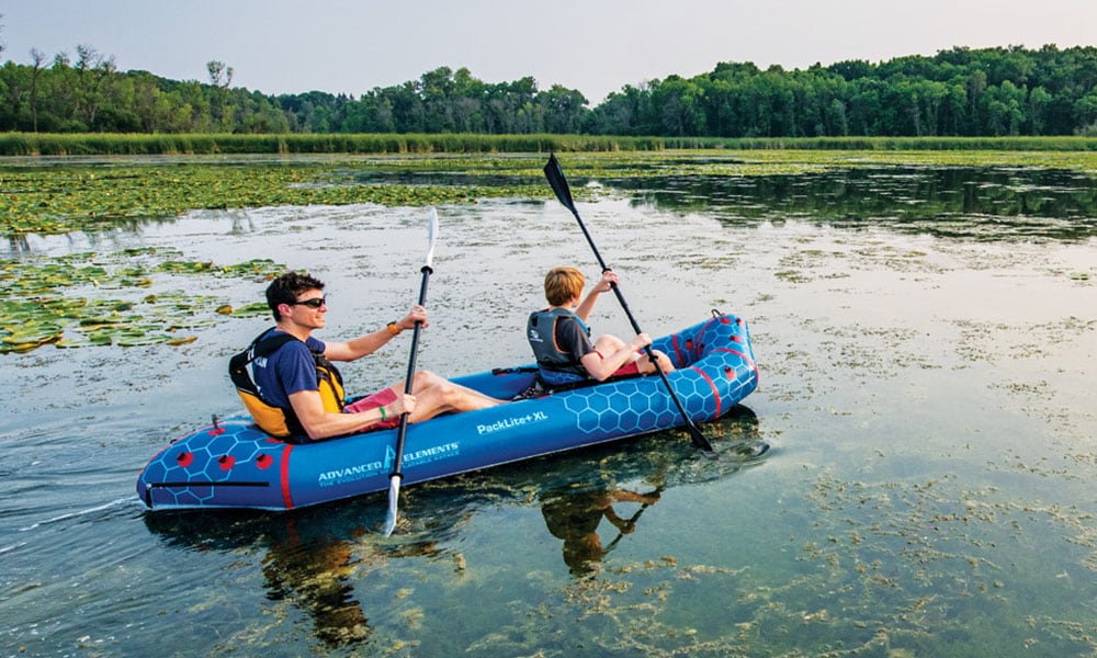 Packlite XL Packraft,luftkajak, uppblåsbarkajak, kajak, Advanced Elements